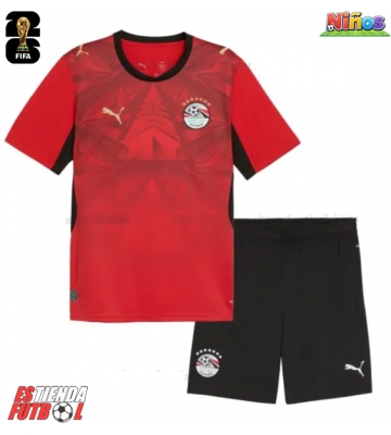 Egipto Primera Equipación Niños Mundial 2026 Manga Corta (+ Pantalones cortos)